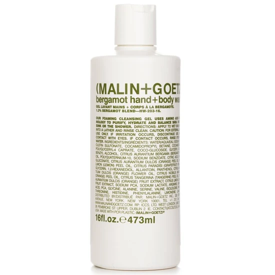 Malin + Goetz Bergamot Hand+Body Wash 473ml
