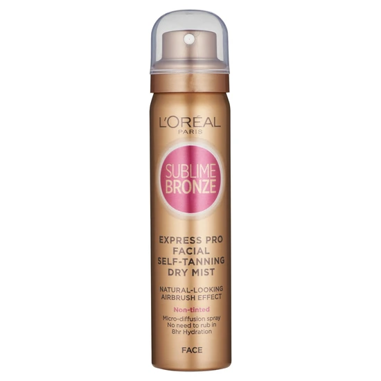 L'Oreal Paris Sublime Bronze Express Mist Self Tanning For Face 75ml