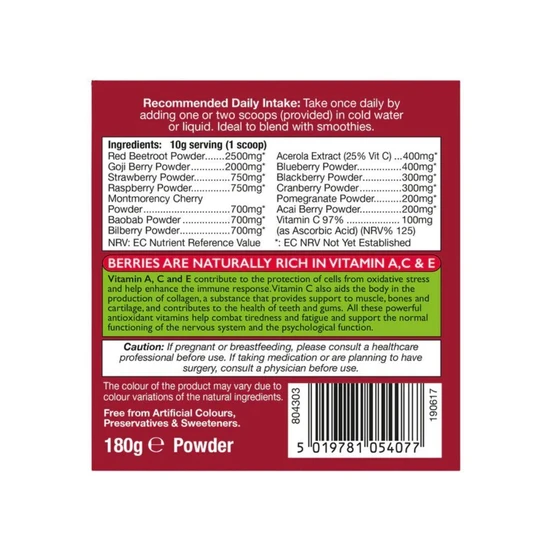 Health Aid Super Berries Powder 180g