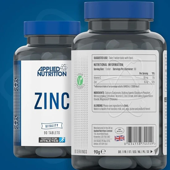 Applied Nutrition Zinc Capsules 90 Capsules