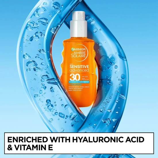 Garnier Ambre Solaire Advanced Sensitive Hydrating Sun Water SPF 30 150ml