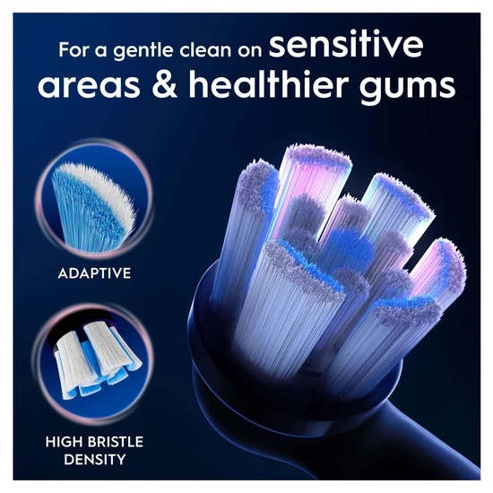 Oral B iO Replacement Heads Gentle Clean Black 4 Pack