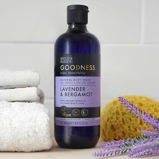 Baylis & Harding Goodness Lavender & Bergamot Natural Body Wash 500ml