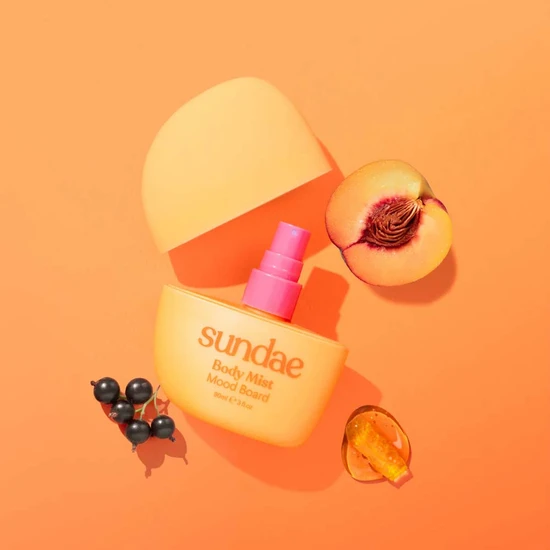 Sundae Hair & Body Fragrance Mist Mood Board 90ml