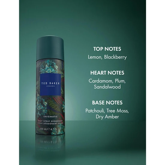 Ted Baker Fusion Enigmatic Body Spray Deodorant 200ml