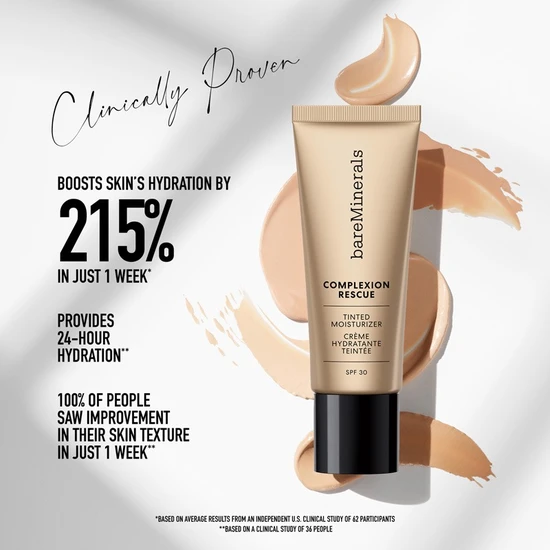bareMinerals Complexion Rescue Tinted Moisturiser Hydrating Gel Cream SPF 30 Full-Size: Cedar