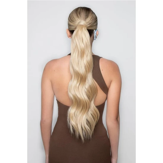 LullaBellz Midi Grande Brushed Out Wave 22'' Wraparound Pony BLONDES | SILVER GREY