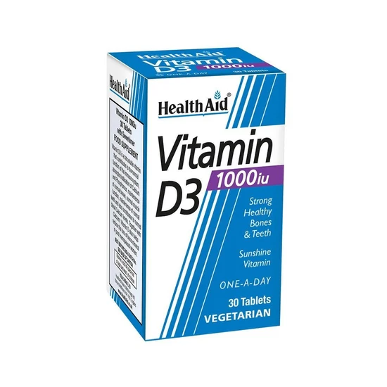 Health Aid Vitamin D3 1000iu Tablets 30 Tablets