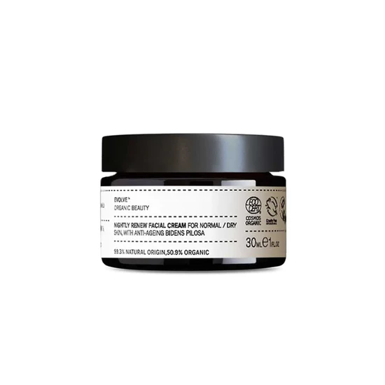 Evolve Beauty Nightly Renew Facial Cream 30ml