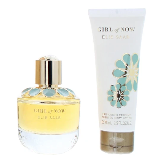 Elie Saab Girl Of Now Eau De Parfum 50ml & Body Lotion 75ml Gift Set 50ml