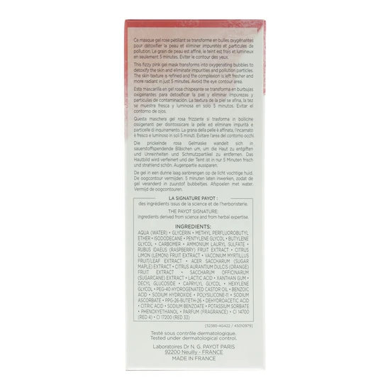 Payot Paris Les Demaquillantes Bubble Mask Pack of 8