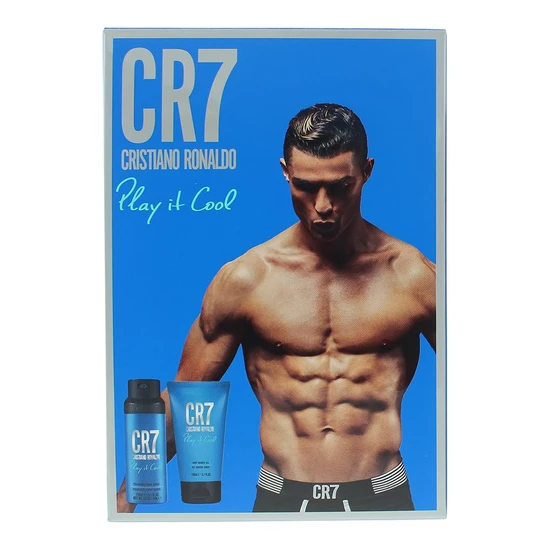 Cristiano Ronaldo CR7 Play It Cool Gift Set 150ml Shower Gel + 150ml Body Spray