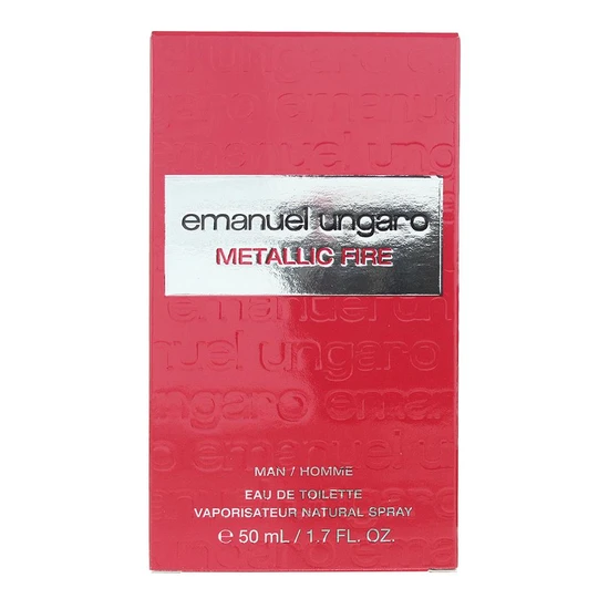 Emanuel Ungaro Metallic Fire Men Eau De Toilette 50ml
