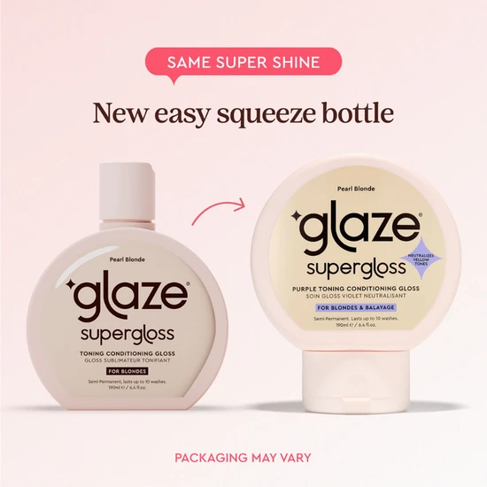 Glaze Supergloss Toning Conditioning Hair Gloss Pearl Blonde