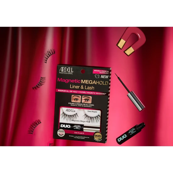 Ardell Magnetic MegaHold Liquid Liner & Lash Demi Lashes
