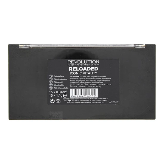 Revolution Reloaded Iconic Vitality Eyeshadow Palette Iconic Vitality