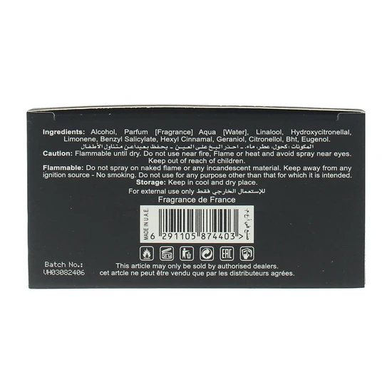 Orchid Vigilance Pour Homme Eau De Parfum 100ml