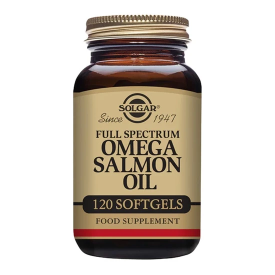 Solgar Omegas & Fatty Acids Full Spectrum Omega Salmon Oil 120 Capsules