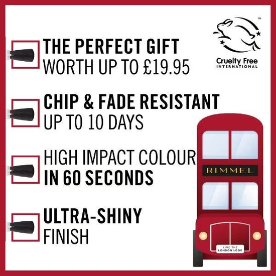 Rimmel Bus Nail Varnish Gift Set