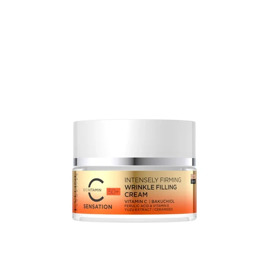 Eveline Bio Vitamin C Sensation 3-In-1 Wrinkle Filling Cream 50+ 50ml