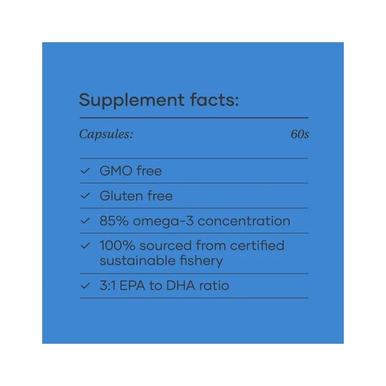 Coyne Healthcare Purest Omega Capsules 60 Capsules