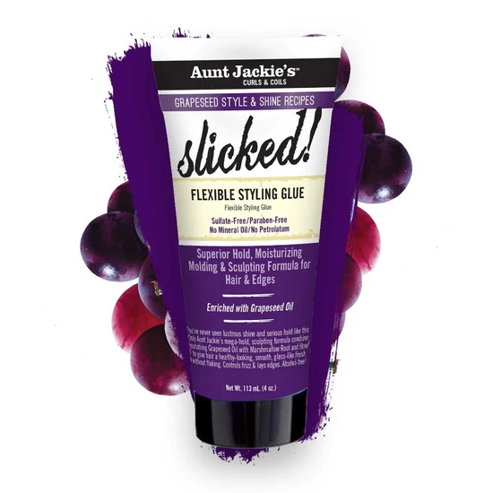 Aunt Jackie's Grapeseed Slicked Flexible Styling Glue 4oz