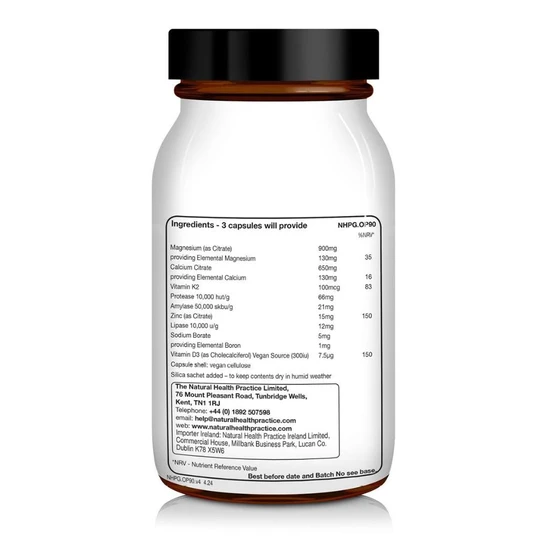 Natural Health Practice NHP Osteo Support Capsules 90 Capsules