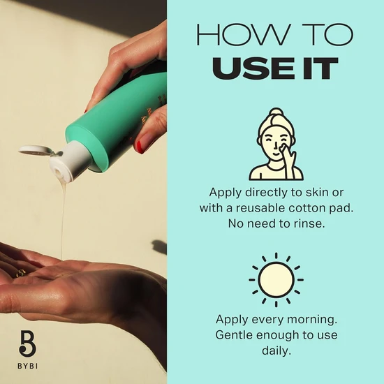 BYBI Beauty Day Glow Brightening AHA Tonic