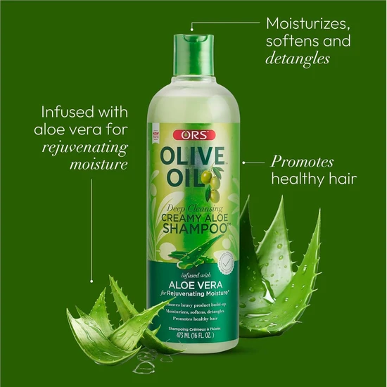 ORS Olive Oil Creamy Aloe Shampoo 12.5oz