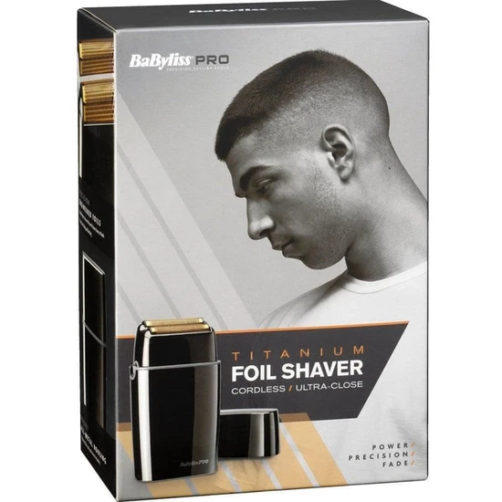 BaByliss PRO Titanium Foil Shaver Black