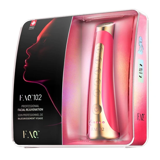 FOREO 102 High-Frequency Red Light Therapy LED Wand Pink Ruby