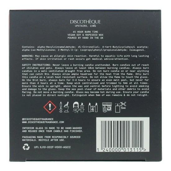 Discotheque Upstairs Candle 220g