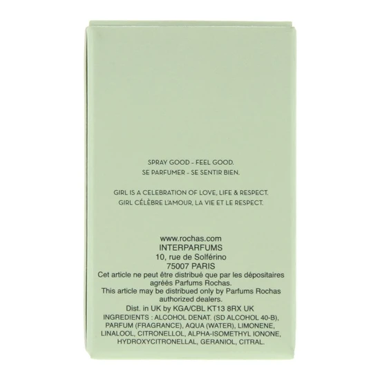 Rochas Girl Eau De Toilette 4.5ml
