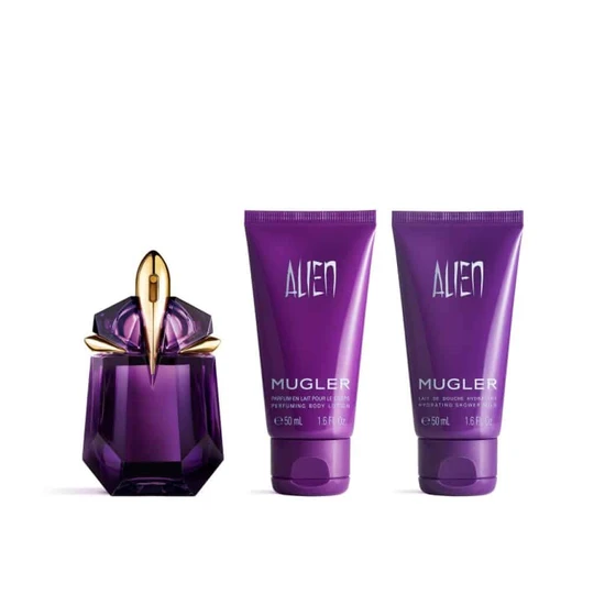 Mugler Alien Gift Set 30ml EDP, 50ml Shower Gel & 50ml Perfumed Body Lotion