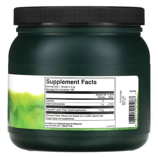 Swanson FiberAid Larch Tree Arabinogalactan AG 250g