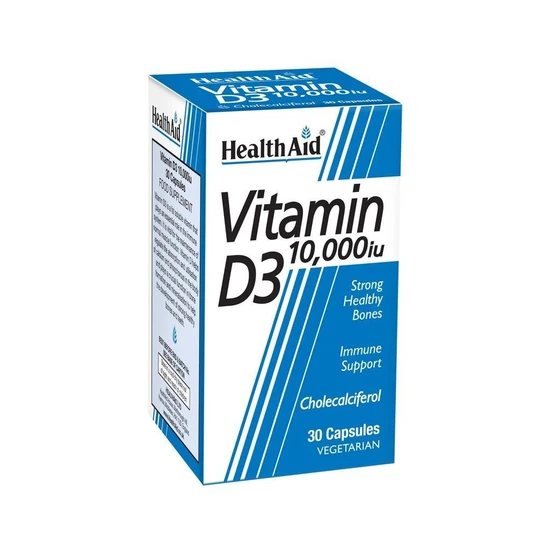 Health Aid Vitamin D3 10, 000iu Vegicaps 30 Vegicaps