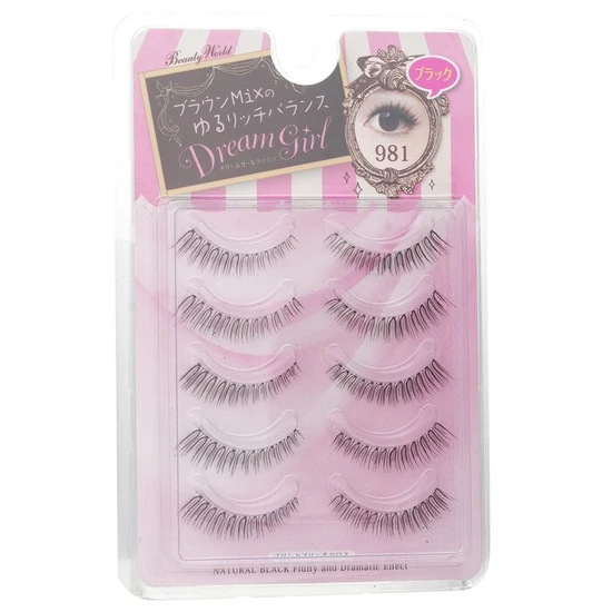 Beauty World Dream Girl Nylon Eyelash 981 Black