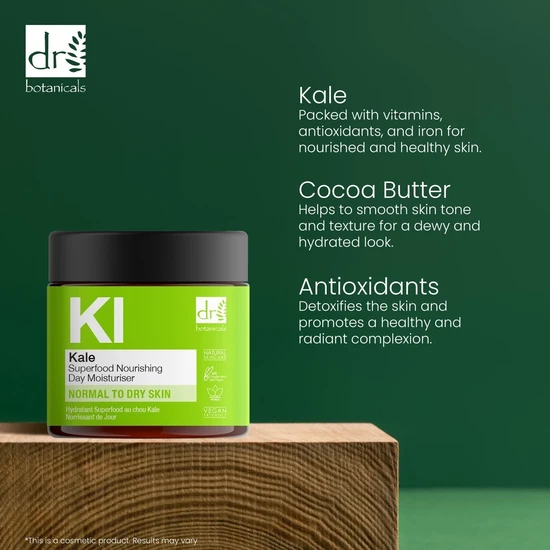 Dr Botanicals Kale Superfood Nourishing Day Moisturiser 60ml