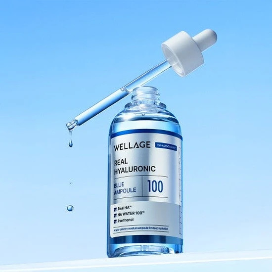 WELLAGE Real Hyaluronic Blue 100 Ampoule 60ml