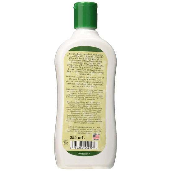 Ultimate Originals Olive Oil Moisturising Body Lotion 355ml