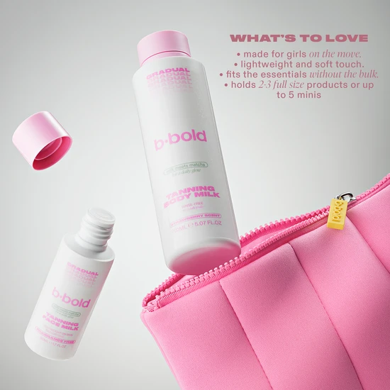 bBold PINK CLOUD POUCH