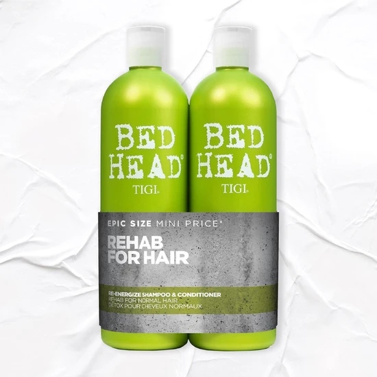 TIGI Bed Head Urban Antidotes Re Energise Tween Set: Shampoo & Conditioner 750ml