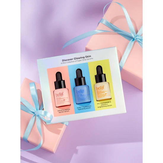 Belif Super Drops Discover Glowing Skin Serum Mini Kit