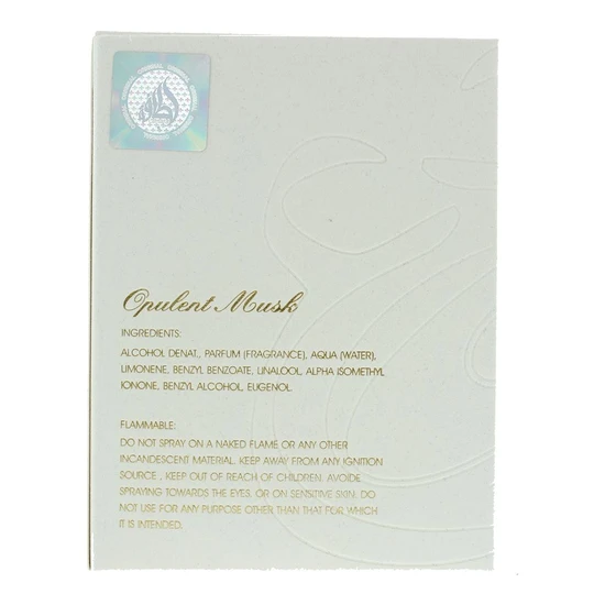 Lattafa Opulent Musk Eau De Parfum 100ml
