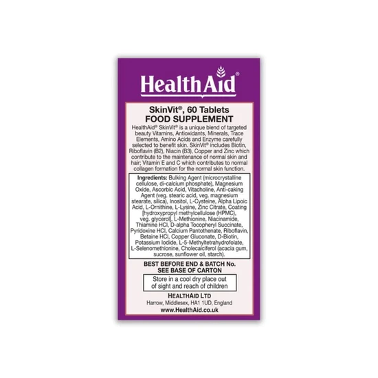 Health Aid SkinVit Tablets 60 Tablets