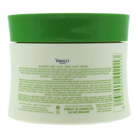 Yardley Almond & Aloe Vera Hair Cream 150g