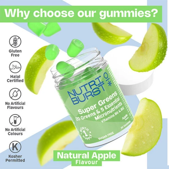 Nutriburst Super Greens 30 Gummies