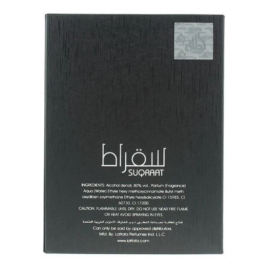 Lattafa Suqraat Eau De Parfum 100ml