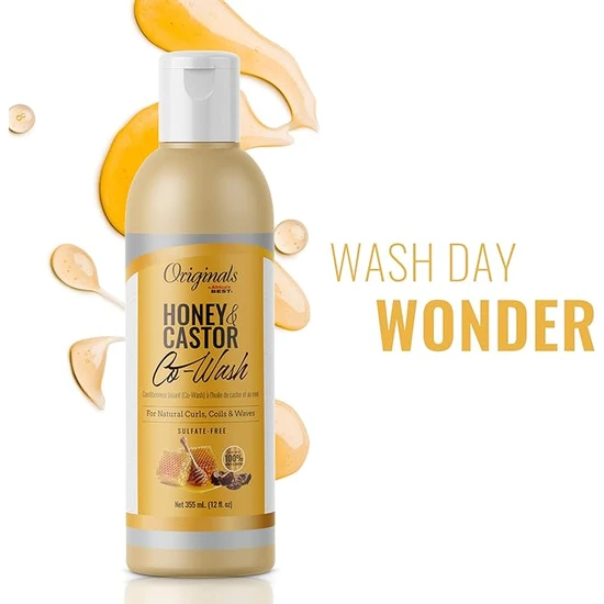 Africa's Best Originals Honey & Castor Co-Wash 355ml