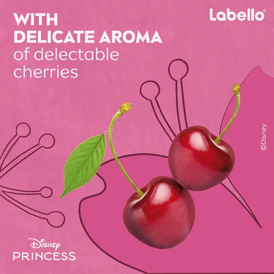 Labello Disney Princess Mulan Cherry Shine Lip Balm 4.8g